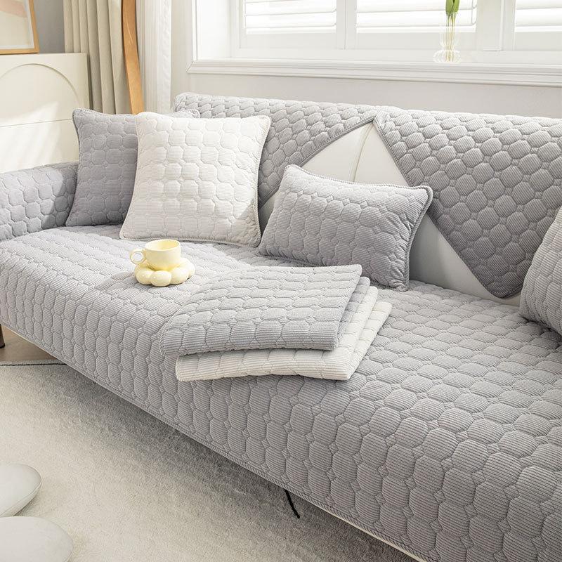 Sofa Cushion Winter Non-Slip Thickened Plush Sofa Cover Autumn And Winter Universal Sofa Cover Seat Cushion Export