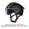 Helmet for Motorcycle Open Face Motorcycle Helmet Double Visor Headgear Protective Gear for Street Racing Motocross Scooter