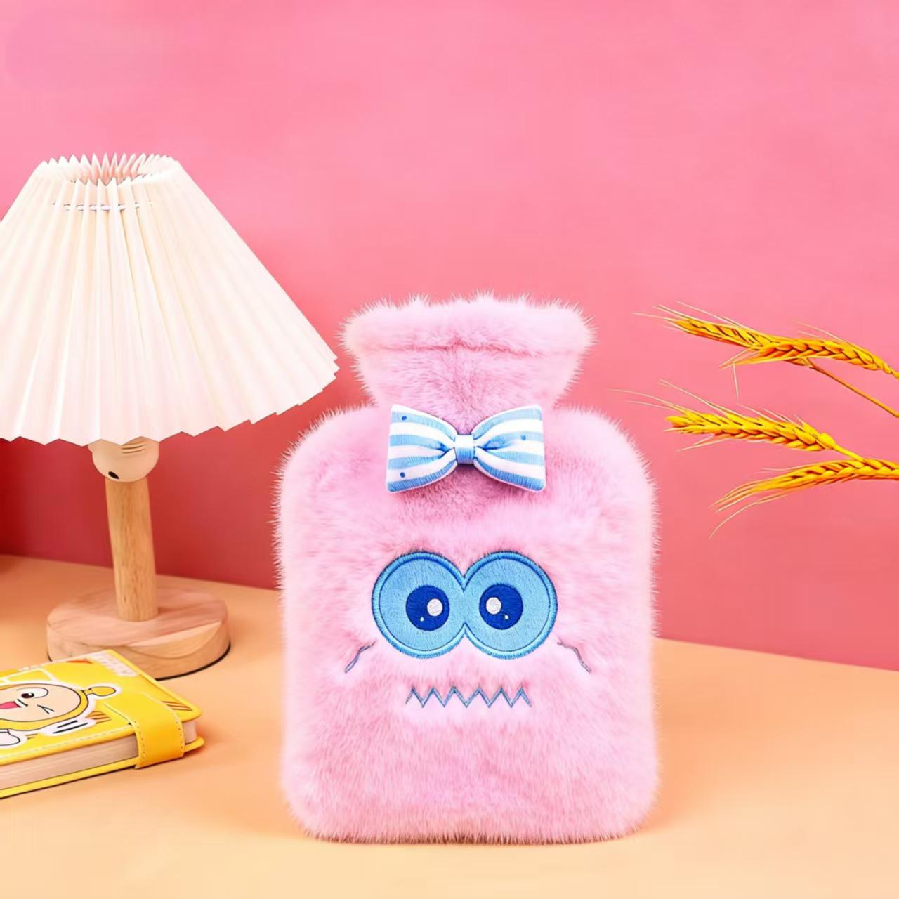 Милая Мультяшная Плюшевая Грелка - Взрывозащищенная Грелка для Рук и Ног для Девочек 1000ML