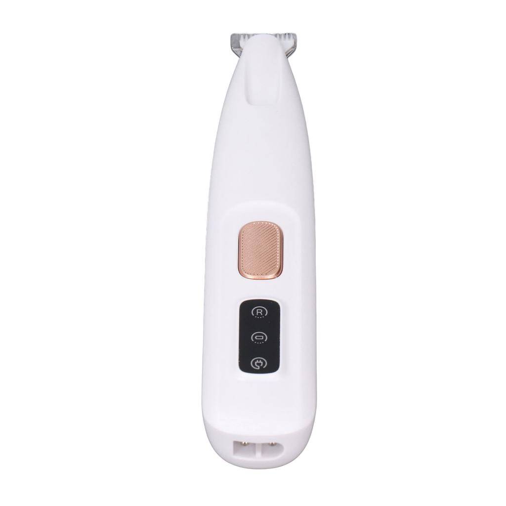 Pet Paw Trimmer with LED Light Efficient Low Noise Rechargeable Electric Dog Paw Hair Clipper for Pets