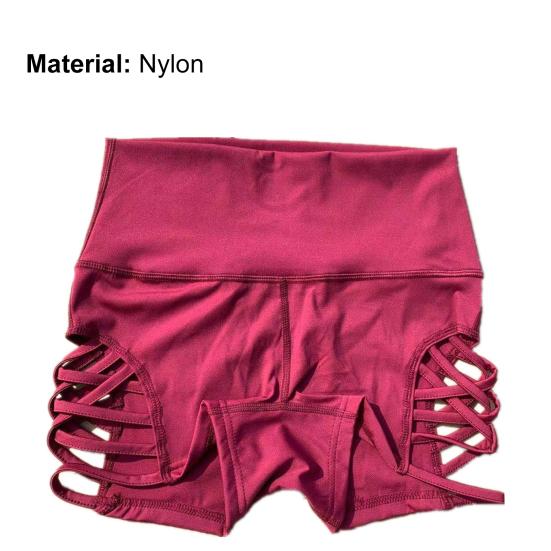 Pantaloni da donna a vita alta, alla moda, con elastico in vita, a croce cava, adatti a tutti i tipi di casa