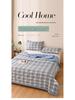 Plaid Cotton Ultrasonic Embossed Washed Summer Air Conditioning Quilt Gift