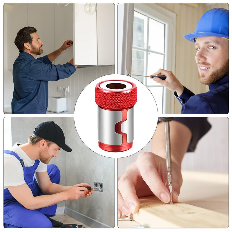 Portapunte Magnetiche per Avvitatore Anello Magnetico Magnetizzatore Forte Parte Rimovibile Anelli Magnetici per Viti Strumento Rimovibile Magnetizzatore Avvitatore