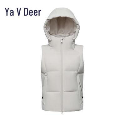 Yaloo EW Women's Winter Hooded Casual Down Vest YYXFF5202
