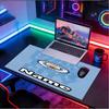 Custom Name Personalized Manchester City FC Pattern Mousepad, Laptop PC Desk Mat, Decorative Desk Mat for Home Keyboard Pad Gift