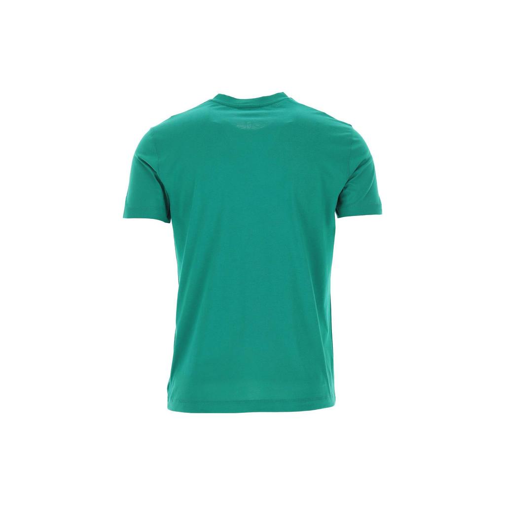 EMPORIO ARMANI T-Shirts Men's Green Crew Neck Moderate Straight Fit 3L1TFM-1JPZZ-0589