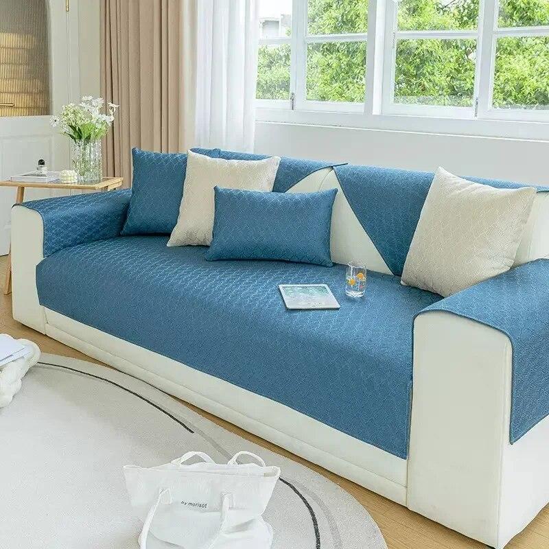

New High-precision Jacquard Nordic Anti-skid Sofa Cushion Simple Stylish Solid Home Decor 70x70cm