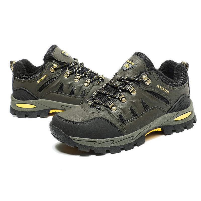 36-48 Herbst und Winter Neue Baumwolle Low-Top Outdoor Rutschfeste Verschleiß-beständig Wanderschuhe für Männer/Frauen