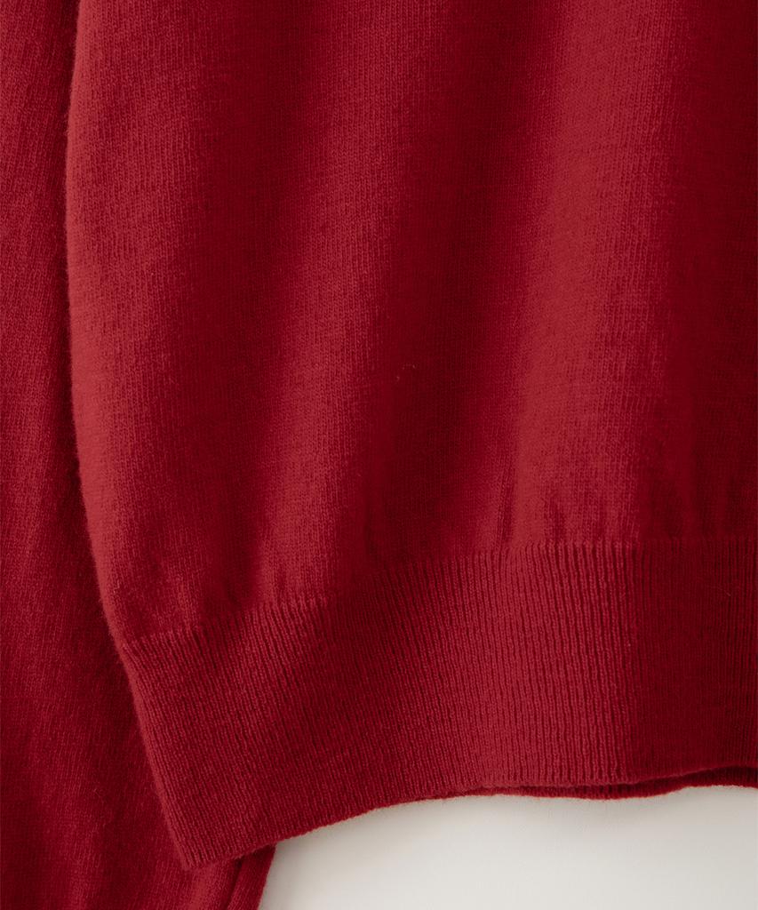 Sseomweeobeoteo Roe V-Neck Knit - Red
