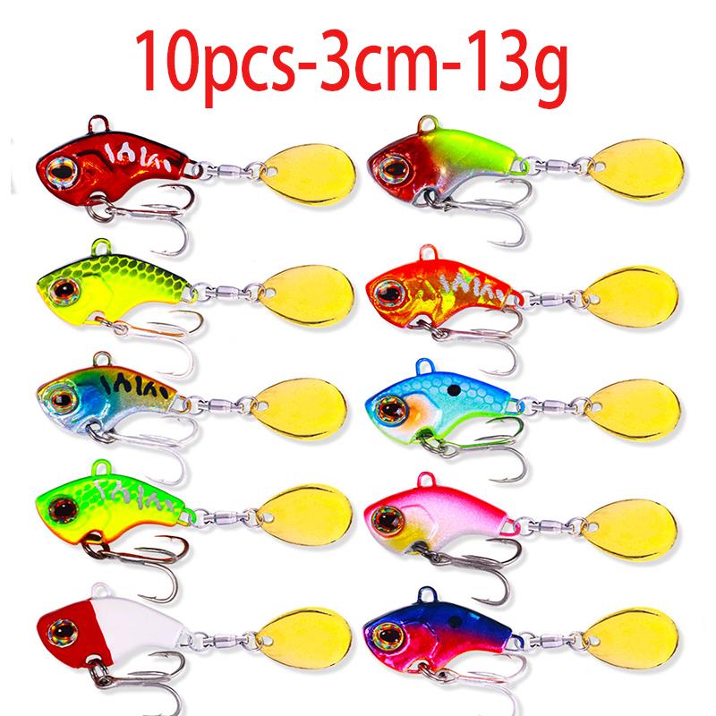 4g 8g 10g 15g 20g Fishing Lures Wobble Rotating Metal Vib Vibration Bait Fishing  Artificial Hard Baits Spinner Spoon Lure Pesca
