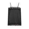 Women Satin Lace Camisole Top Sleeveless Spaghetti Strap Silk Lace Trim Cami Top 2026 Summer Sexy Tank Top Streewear