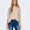 Pull col rond luna en mailles douces Femme ONLY