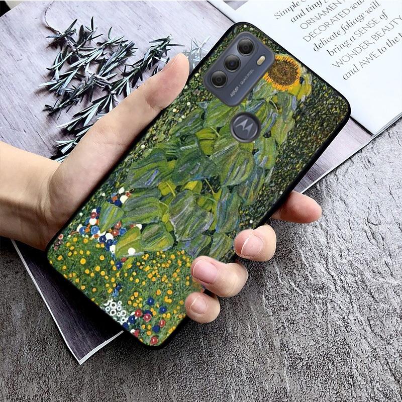 Gustav Klimt Tears Phone Case for Motorola E7 Plus E32 E20 E40 Edge 20 Lite G22 G52 G20 G30 G100 G60 G50 G10 G Pure G Stylus