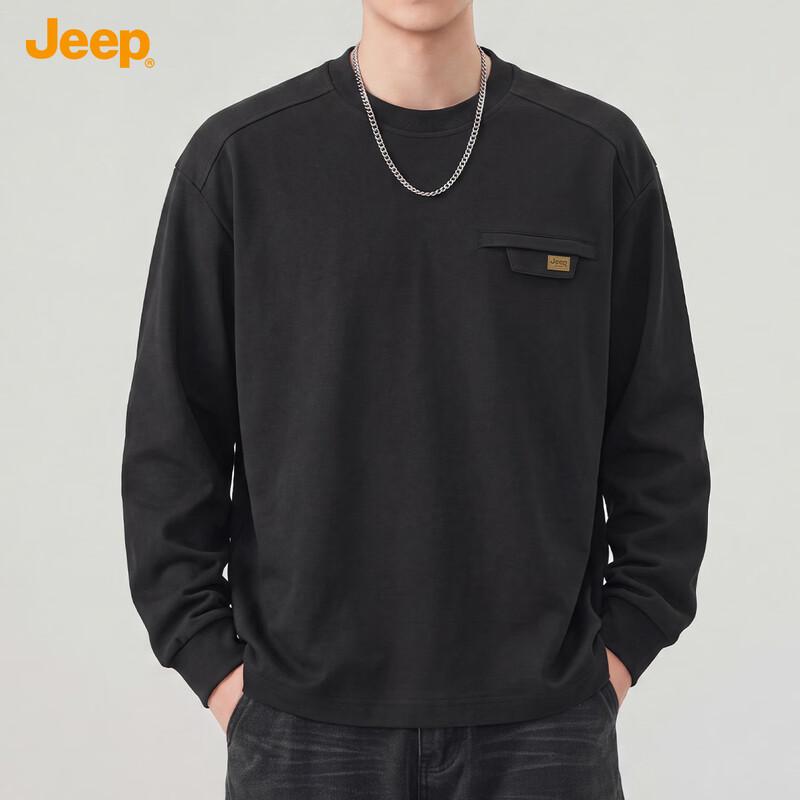 Jeep Men's Long Sleeve Crewneck T-Shirt