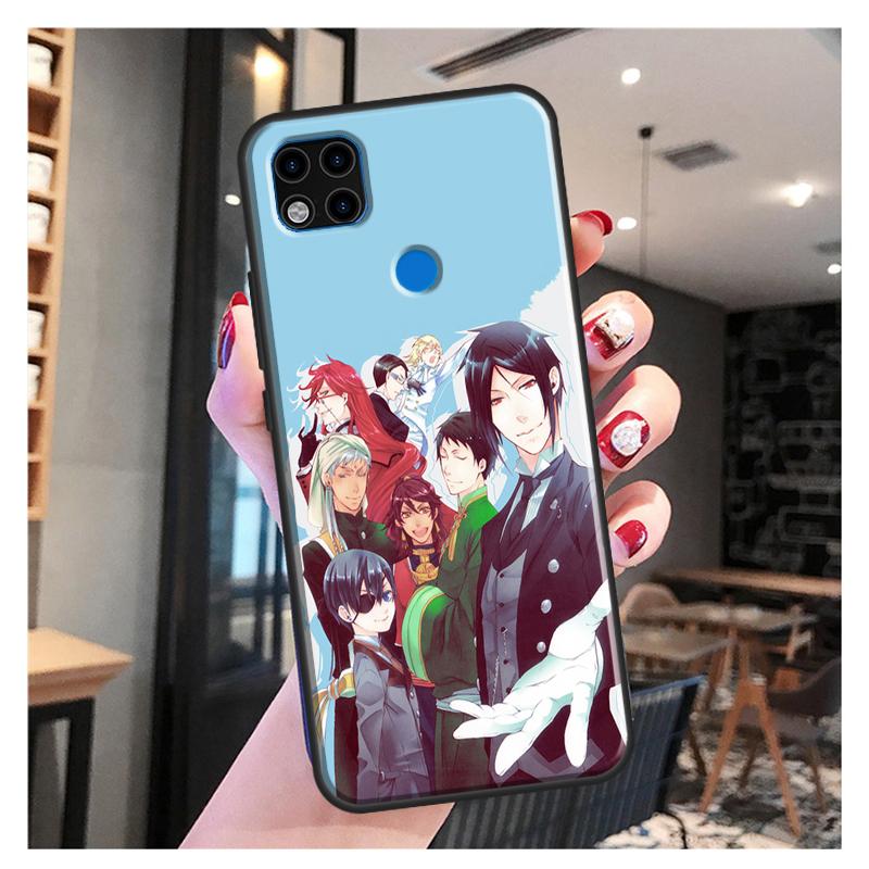 Anime Black Butler Kuroshitsuji For Xiaomi Redmi Note 11 Pro Phone Case For Redmi 9T 9A 9C 9S 10S Note 9 10 Pro Back Cover