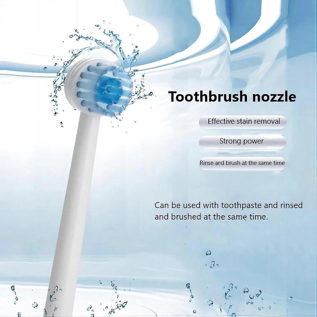 Waterpik TB100E Replacement Tips for WP450 WP100 Water Flosser, Dental Water Jet Toothbrush Tips, Deep Clean Teeth