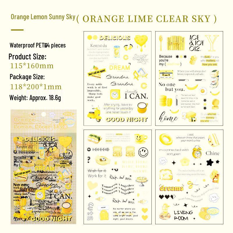 Vintage English Fall Planner Die-Cut Letter Stickers: DIY Decoration