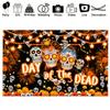 Mexican Katrinas Decoration Day Of The Dead Banner Mexican Dia DE Los Muertos Background Mexico Party Decor Support Customized