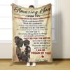 Customizable Flannel Blanket - English Envelope Series, Perfect Mother's Day Gift