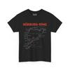 Tricou Istorie Cursă Nordschleife Nürburgring - Harta Pistei Hell Verde Tricou Cadou
