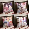 OOkarishimasu Anime Cushion Cover Reversible Soft Durable Pillow Cover Home  Car MultiScene Use for Daily Comfort