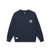 New Era FW25 MLB Series New York Yankees Letter Logo Crew Neck Loose Fit Long Sleeve Sweatshirt Unisex Sweatshirt 14726735