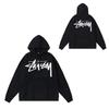 Mens Oversized Hooded Sweatshirt With Letter Print Heavyweight Cotton Winter Streetwear Style
