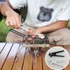 1pc Aluminum Alloy Anti-Scalding Pot Clip - Perfect for Camping, Barbecue, Kitchen, and Picnic Tableware!