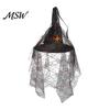 Halloween Witch Hat Decorations Hanging Decor, Spider Web Ribbon Prop Wizard Decor for Party, Dark Costume Accessory Masquerade Party Accents