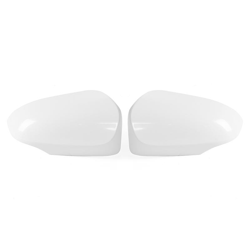 Rime auto laterale exterioare pentru oglinda retrovizoare capac ornament Capace alb lucios potrivite pentru Toyota Corolla 2014 2015 2016 2017