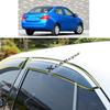 For CHEVROLET Sail 3 2015 2016 2017 2018 Car Sticker Plastic Window Glass Wind Visor Rain/Sun Guard Vent Parts