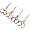 Retro Plum Blossom Stainless Steel Scissors - Handmade Small Scissors for Embroidery, Paper, and Thread Cutting, Window Decorations
