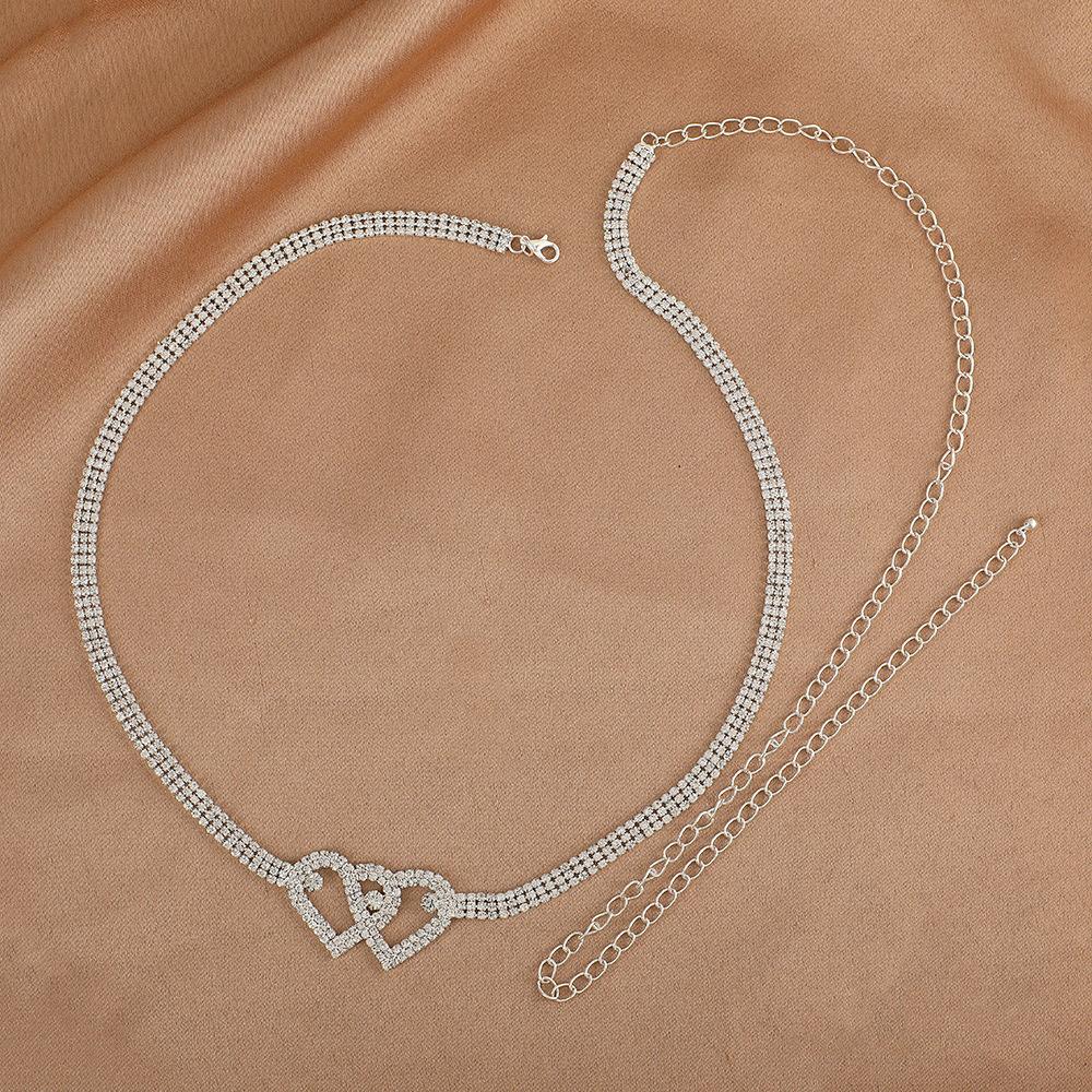 Love Multi-Layer Sexy Spice Girls Accessories Waist Chains Bridal Accessories Necklaces, Daily Outings