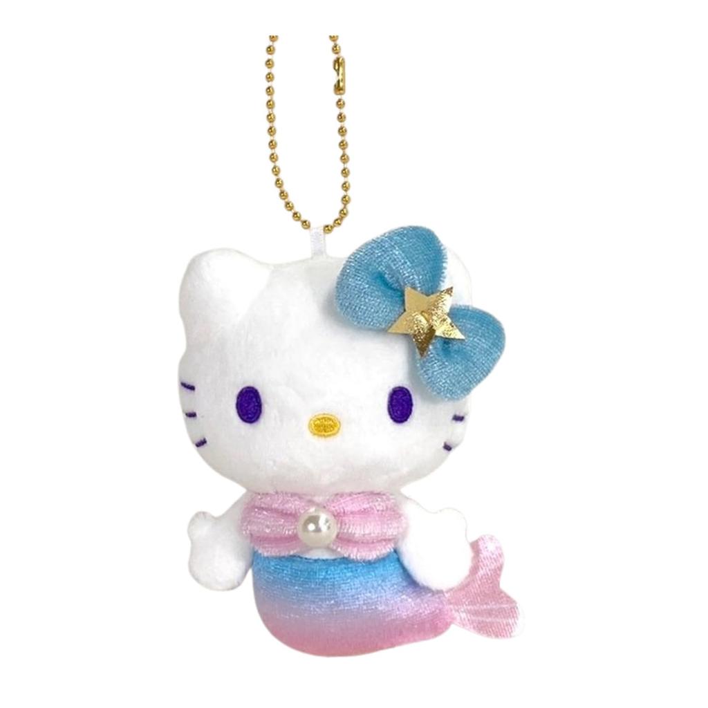 Nakajima Corporation Hello Kitty Mascot Collection Mermaid Gradient Blue 199096-24 H11 X W8.5 X D4.5cm