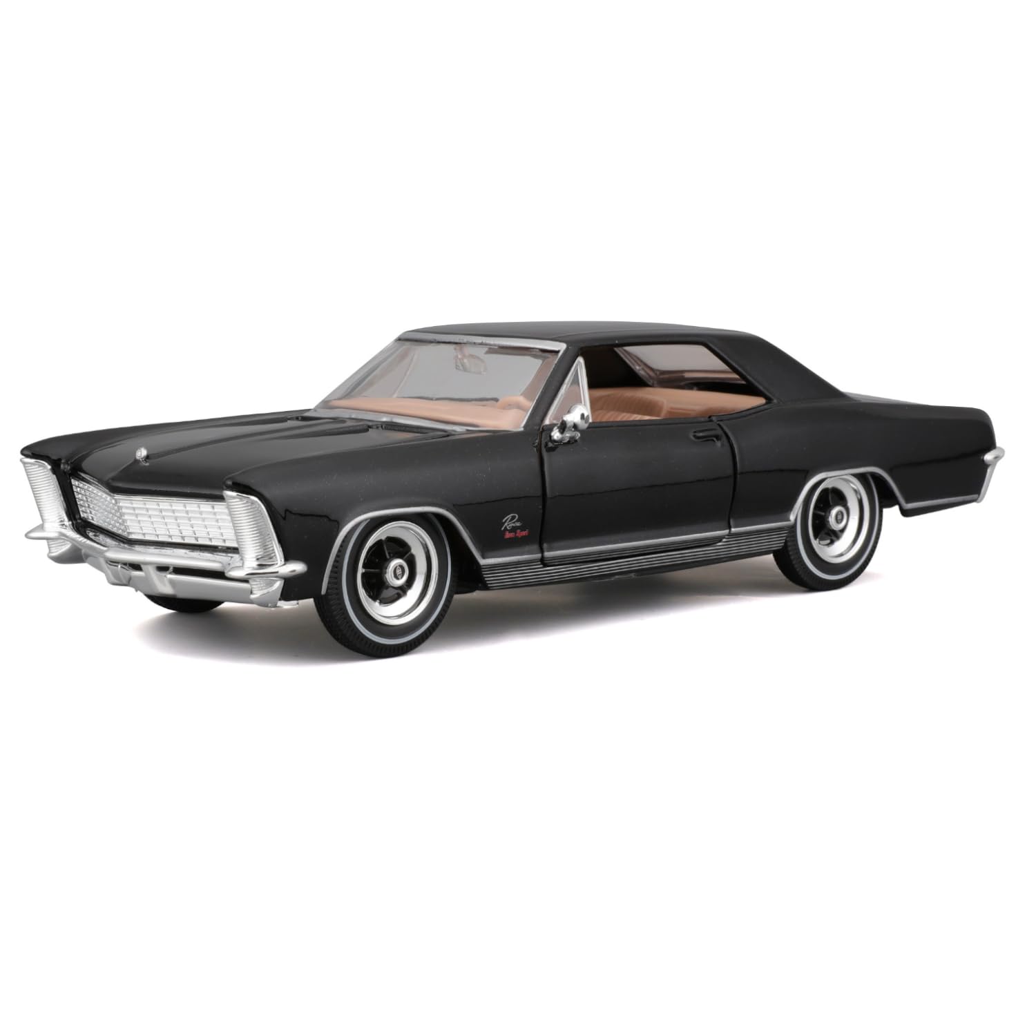 

Maisto 1965 Buick Riviera Black Mini Car Diecast Car Готовый продукт 31214 BK 1/26