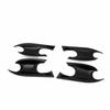 4X Carbon Fiber Door Handle Bowl Cover Trim For Hyundai Santa Fe 2019 2020 2021