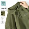 JEANSWEST LIFE Men's Waffle Knit Mountain Print Loose Fit T-shirt