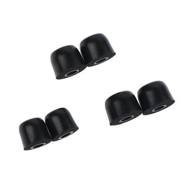 6 Stück 4,5 mm Memory-Schaum-Ohrstöpsel Geräuschisolierend Ersatz-Ohrstöpsel Anti-Rutsch-Kopfhörer Ohrstöpsel für In-Ear-Kopfhörer