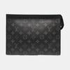 [Usado] Louis Vuitton Pochette Voyage MM 'Lona Monograma Eclipse Preta' - Muito Bom #1G1KZWY