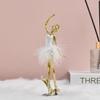 Ballerina Statue Resin Collection Statuette Ballet Dancer Sculpture Ballet Girl Figurine For Entrance Bookshelf Home Decor