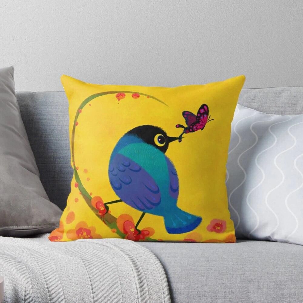 Yellow Bedroom Living Room Abstract Pattern Home Decoration  Sofa Car Cushion Cover