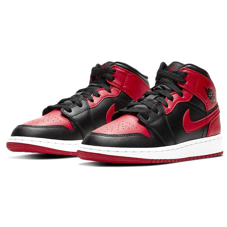 Jordan 1 Mid Banned 2020 GS 554725-074