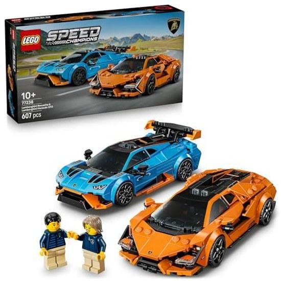 LEGO Speed Champions Lamborghini Revuelto Huracán STO 77238 Toy Boys Girls Toys Birthday Present Blocks 10 Years Old 11 12 Elementary School Vehicles