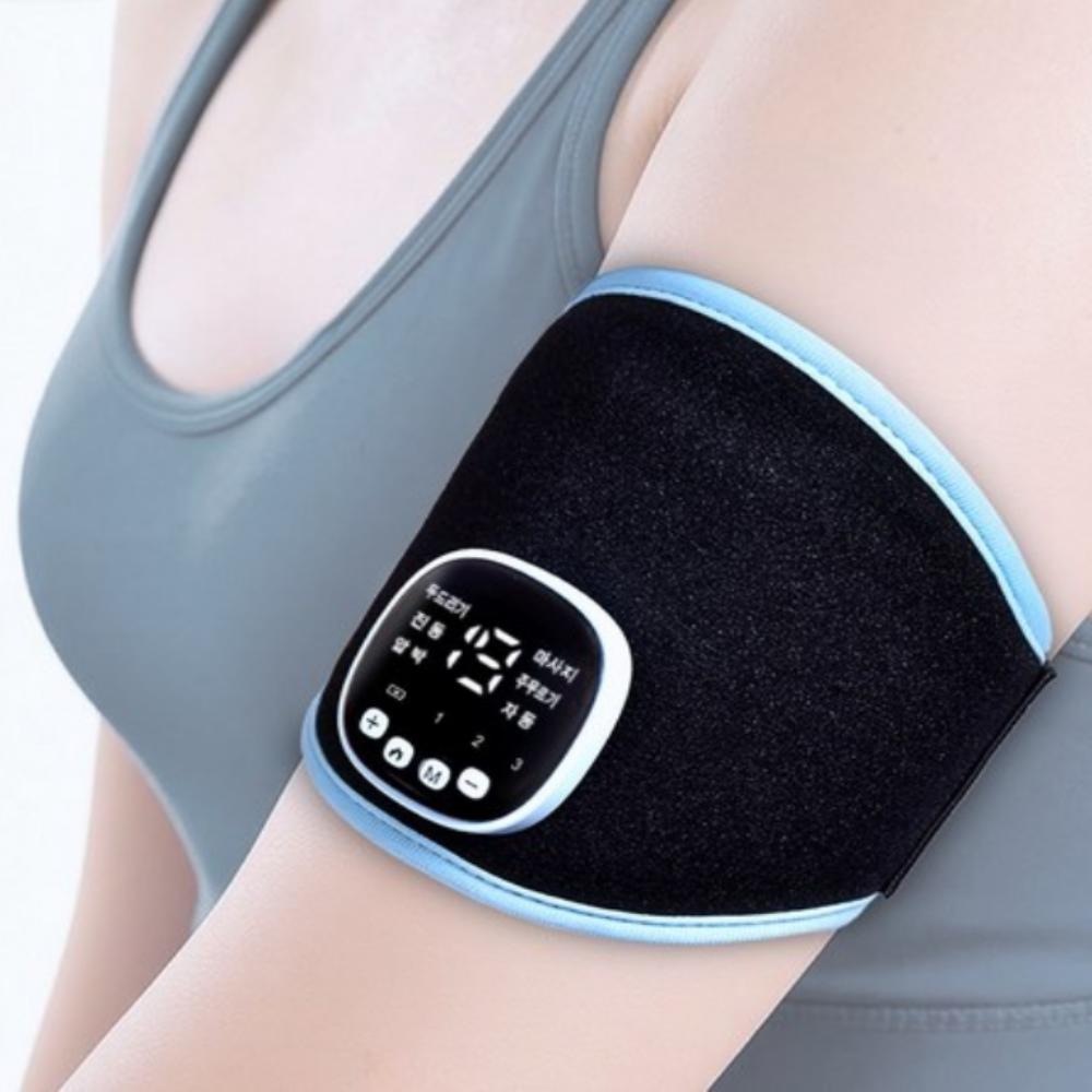 EMS Elbow and Forearm Massager Low-Frequency Thermal Wireless 4-in-1 Arm, Wrist, Calf, and Thigh Massager BEK-602