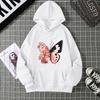 Winter Women's Hoodie Solid Color Print Unisex style Double Pockets Sweatshirts Outerwear Women's Clothing