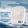 Mini Desk Fan Portable USB Rechargeable Table Fan Small Desktop Electric Fans for Office Home Outdoor Camping Cooling