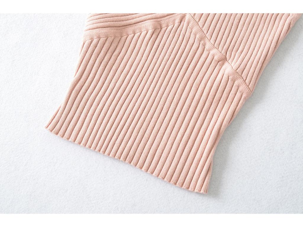 Elegant Women's Chic One-Shoulder Knit Vest – Slim-Fit, Hollow-Cut, Cropped, Waist-Cinched Design