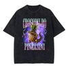 Italian Brainrot Bombardiro Crocodilo Vintage Washed Tshirts Crocodile Plane Bomber Funny Meme Tshirt Man Fashion Streetwear