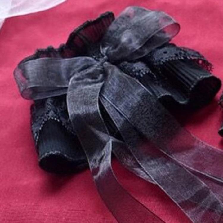 Ruche nepmouwen trui kanten manchetmouwen elegante decoratieve mouwen elastische armmouwen Franse overhemdmouwen