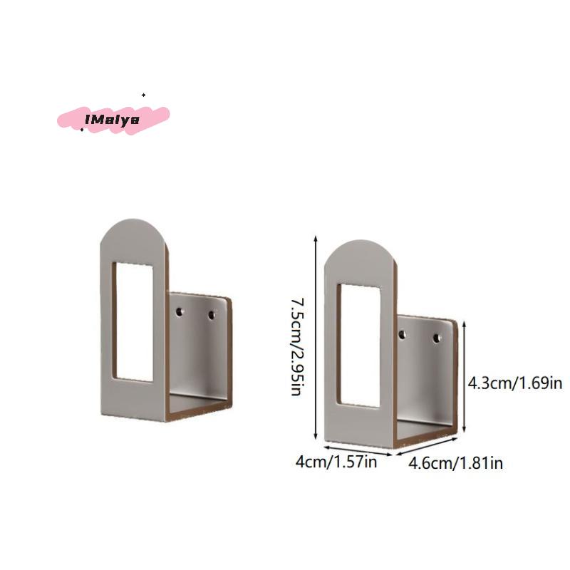 M-4Pcs Drill-Free Router Mounting Rack-Wall-Mounted Set-Top Box Holder For Living Room, Practical Organizer With Auxiliary Hooks
